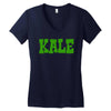 Kale Vegan Women's V-Neck T-Shirt