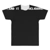 i 8 sum pi  ate some pie funny food nerd maths physics joke All Over Men's T-shirt