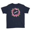 Floral Baby Name Youth Tee