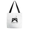 custom text Tote Bags
