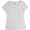 horror movie addict Women's Triblend Scoop T-shirt