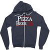 pizza and beer '16 Zipper Hoodie