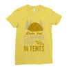 dude that camp trip in tents funny Ladies Fitted T-Shirt