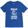 Back Off I Have A Crazy Grandpa And I am not Afraid To Use Him V-Neck Tee