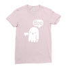 boo... Ladies Fitted T-Shirt