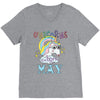 unicorns are born in may cute unicorn V-Neck Tee