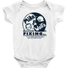 mike &amp; wolf's fixing co Baby Bodysuit