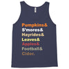 fall helvetica Tank Top