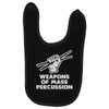 weapons of mass percussion Baby Bibs