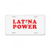 Latina Power License Plate