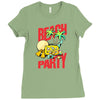 beach party Ladies Fitted T-Shirt