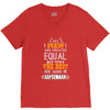 All Men Are Created Equal But Only The Best Are Born In September V-Neck Tee