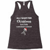 all i want for christmas is a cure carcinoid cancer Racerback Tank