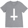 wasted youth inverted cross indie geek swag funny V-Neck Tee