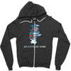 just a little light reading Zipper Hoodie