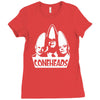 coneheads   eierkopf retro kult serie lustig dickkopf glatze Ladies Fitted T-Shirt