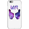 galaxy cartoon hands dope iPhone 6/6s Case