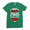 sorry girls this guy is taken by super sexy nurse Ladies Fitted T-Shirt