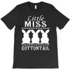 little miss cottontail cute bunny easter T-Shirt