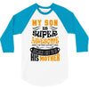 My Son Is Super Awesome His Mother 3/4 Sleeve Shirt