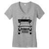 classic mini, ideal birthday gift or birthday present Women's V-Neck T-Shirt