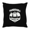 thunder girls Throw Pillow