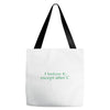 i before e Tote Bags