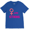 Women's March We are Strong V-Neck Tee