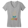 yes, you can! Women's V-Neck T-Shirt