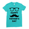 happy father&rsquo;s day 2 Ladies Fitted T-Shirt
