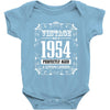 vintage made in 1954 perfectly aged a living legend Baby Bodysuit