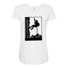 adventure clambing Maternity Scoop Neck T-shirt