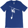 uh 1 huey air attack helicopter vinyl decal fire fighting cdf usfs T-Shirt