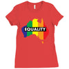 Vote Yes-Australia Marriage Equality Ladies Fitted T-Shirt