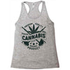 cannabis medical only Racerback Tank