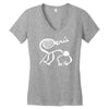 marca peru nazca lines monkey Women's V-Neck T-Shirt