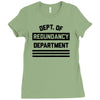 redundancy Ladies Fitted T-Shirt
