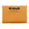 funny t shirt revenge the reason i get up each day tee offensive shirt Accessory Pouches