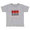 pixelated kraftwerk turquoise kids Toddler T-shirt