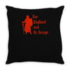 for england and st Throw Pillow