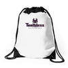 toothless academy Drawstring Bags