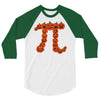 pumpkin pi 3/4 Sleeve Shirt