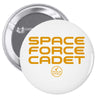 SPACE FORCE CADET Pin-back button