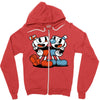 Cuphead and Mugman Zipper Hoodie