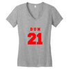 DUN 21 Women's V-Neck T-Shirt