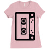 retro cassette Ladies Fitted T-Shirt