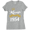 kings are born in 1954 Ladies Fitted T-Shirt