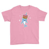 narwhal donuts kawaii cute unicorn harajuku sweet cool awesome Youth Tee