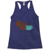 coffe squirrel Racerback Tank