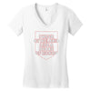 i wear my melanin like a badge of honor Women's V-Neck T-Shirt